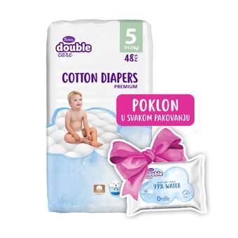 double care Premium pelene velična 5 ( 11 - 18kg ), 48 kom