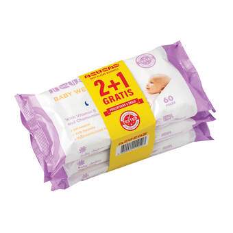 NEVENA BABY VLAŽNE MARAMICE 60/1 2+1 GRATIS