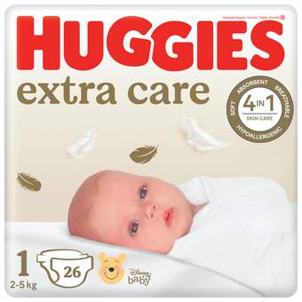 Pelene Huggies ESoft (1) Conv 26 kom.