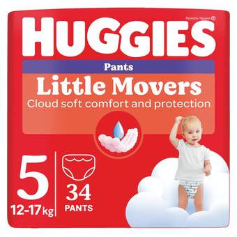 PELENE HUGGIES PANTS JUMBO 34KOM VEL 5 (12-17KG)