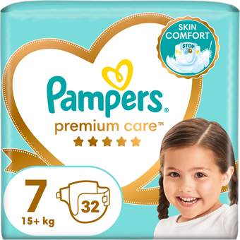 Pampers pelene premium care value pack size 7 32/1 pampers