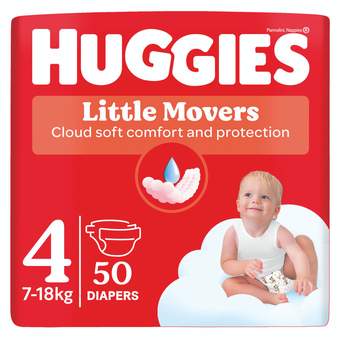 Pelene Little Movers 4 50/1 Huggies