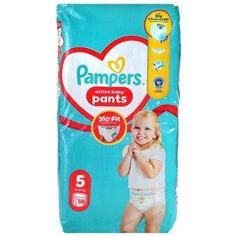 Pampers Active Baby pants Jumbo, veličina 5, 11-17kg, 58kom