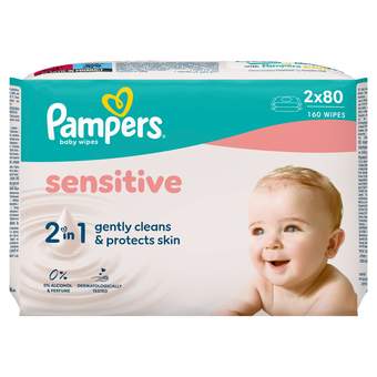 Pampers vl maramice sensitive 2x80/1 pampers