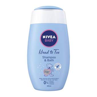 Nivea šampon&kupka baby 200ml nivea